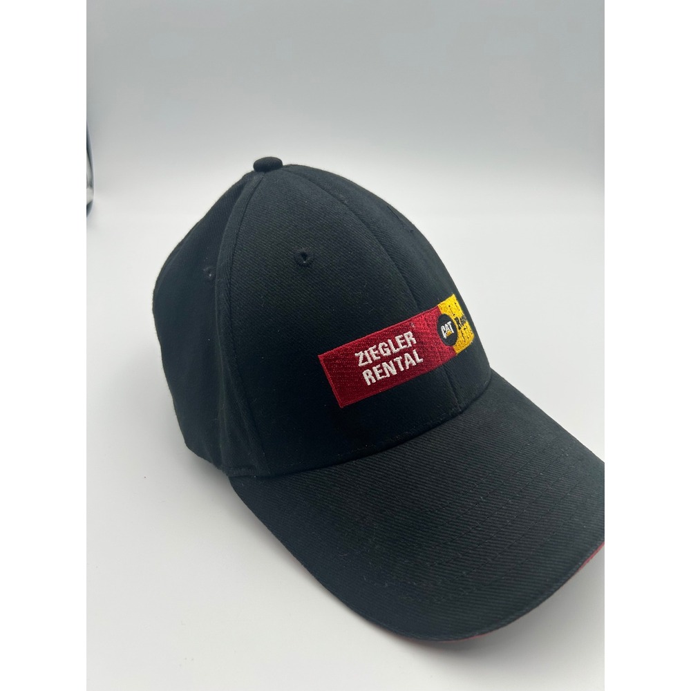 Caterpillar Ziegler Rental CAT The Rental Store Black Baseball Hat Adjustable